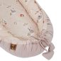 EKO Bölcső a babának VELVET My farm Powder pink 90x60 cm