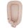EKO Fészek babáknak muszlin Powder pink 90x60 cm