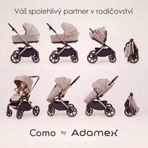 ADAMEX Kočík kombinovaný Como Natura Latte