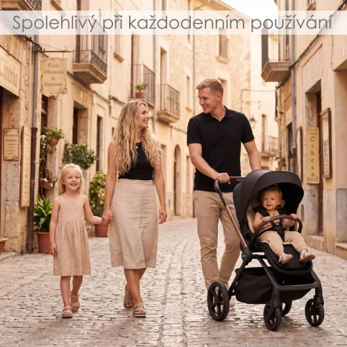 ADAMEX Kočík kombinovaný Como Satin Carbon