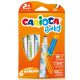 Carioca Színes bébi filctoll készlet, 6 db-os