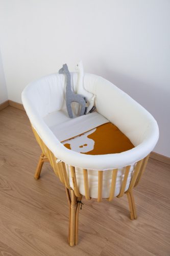 Childhome Rattan Nád Babaöböl Huzat - Törtfehér