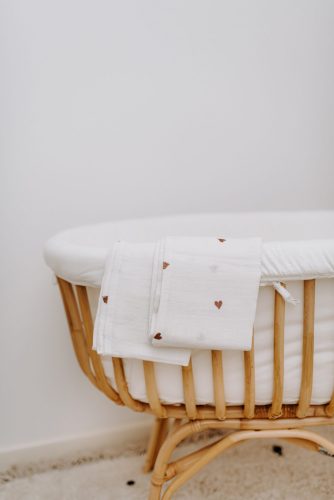 Childhome Rattan Nád Babaöböl Huzat - Törtfehér