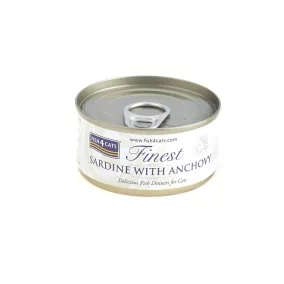 FISH4CATS Finest szardínia anchovisszal macskakonzerv 70 g