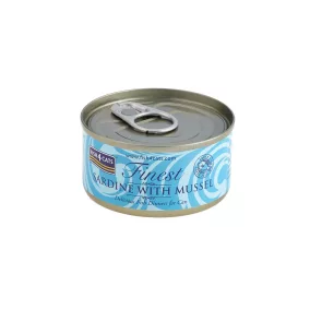   FISH4CATS Konzerva macskáknak Finest szardínia kagylóval 70 g