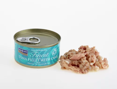 FISH4CATS Konzerva macskáknak Finest tonhal rákkal 70 g