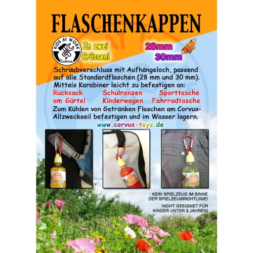 Djeco Karabineres palackkupakok - átm. 28 és 30 mm