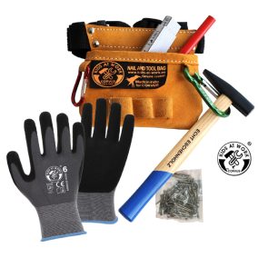   Djeco Szerszámkészlet - bőr szerszámtáskával, övvel - mini 02