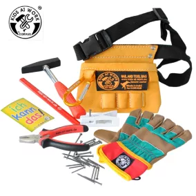   Djeco Szerszámkészlet - bőr szerszámtáskával, övvel - mini 03