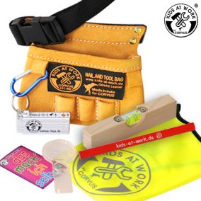   Djeco Szerszámkészlet - bőr szerszámtáskával, övvel - mini 04