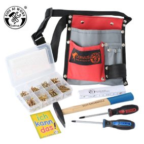   Djeco Öv készlet erős textil szerszámtáskával - 6 db-os szerszám készlet 02