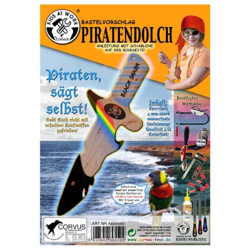 Djeco Kalóztőr készítő, fa - A/4