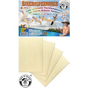 Djeco Nyír rétegelt lemez - 4 db A/4-es