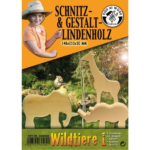 Djeco Fafaragás - vadállatok, 21 x 14,8 x 3 cm