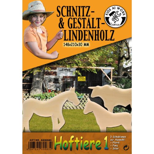 Djeco Fafaragás - háziállatok, 21 x 14,8 x 3 cm