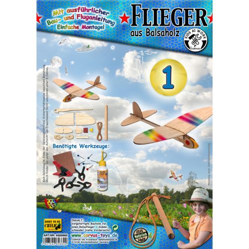 Djeco Balsafa repülő készítő készlet 01