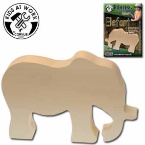 Djeco Fafaragás - Elefánt figura körbevágva
