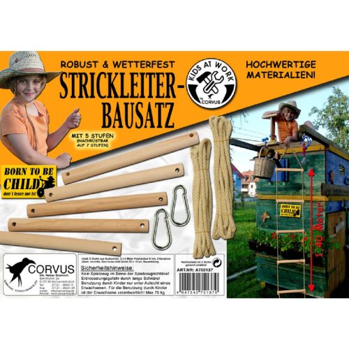 Djeco Kötéllétra készítő készlet 5 rúddal