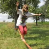 Djeco Slackline egyensúlyozó heveder spaniferrel - 17,5 m