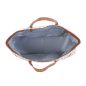 Childhome "Family Bag" Táska - Vászon csíkos terakotta/fehér