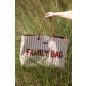 Childhome "Family Bag" Táska - Vászon csíkos terakotta/fehér