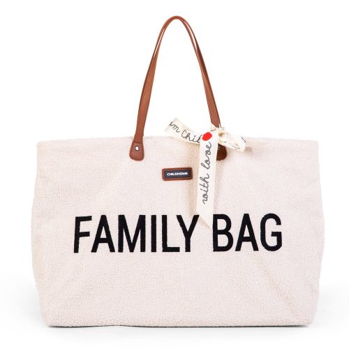 Childhome "Family Bag" Táska - Teddy - Fehér