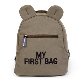   Childhome "My First Bag" Gyermek Hátizsák - Vászon - Khaki