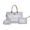 Childhome "Mommy Bag" Táska - Törtfehér/Szürke