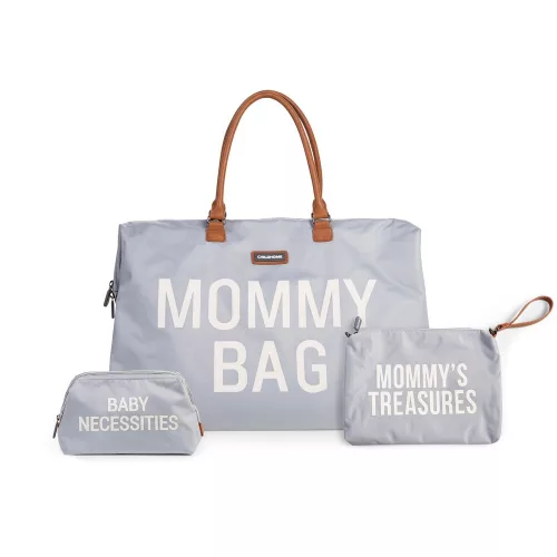 Childhome "Mommy Bag" Táska - Törtfehér/Szürke
