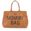Childhome "Mommy Bag" Táska - Bőrhatású - Barna