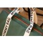   Childhome MOMMY BAG ® NURSERY BAG - SIGNATURE - VÁSZON - ZÖLD