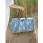 Childhome "Mommy Bag" Táska - kék/fehér csíkos