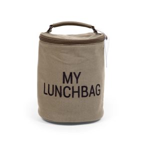   Childhome "My Lunchbag" Uzsonnás Táska - Vászon - Khaki
