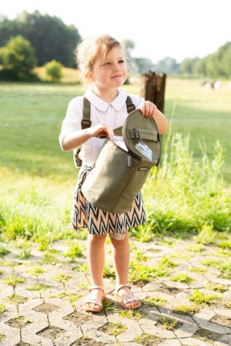 Childhome "My Lunchbag" Uzsonnás Táska - Vászon - Khaki