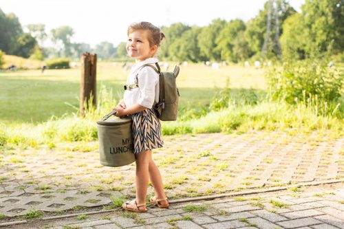 Childhome "My Lunchbag" Uzsonnás Táska - Vászon - Khaki