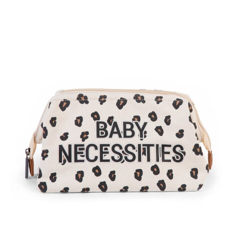 Childhome "Baby Necessities" Neszeszer - Vászon - leopárd mintás