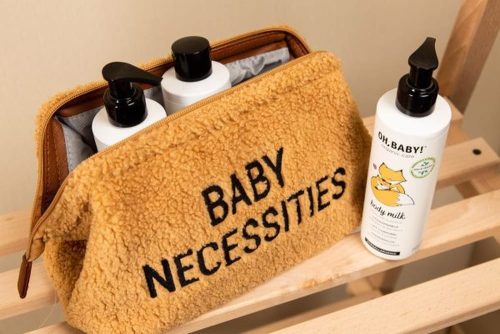 Childhome "Baby Necessities" Neszeszer - Plüss Barna