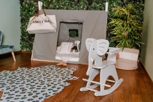 Childhome Elefánt Hintaló - MDF - Szürke