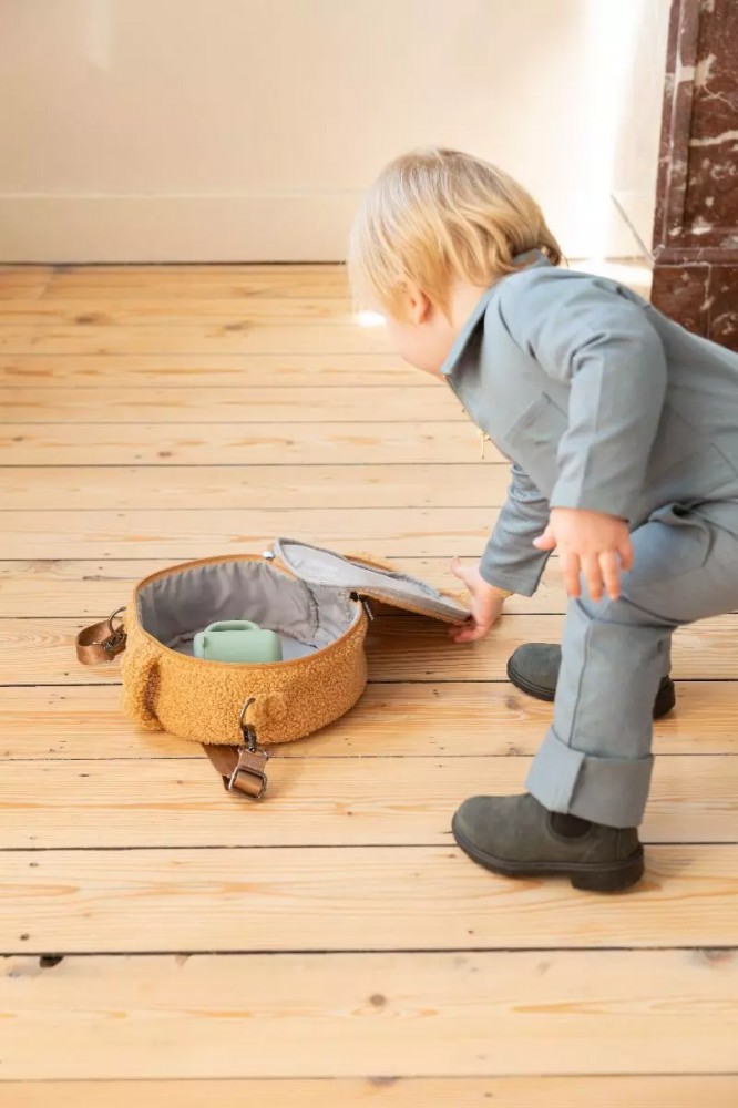 Childhome Kör alakú macis táska - teddy barna (CWTBBB)