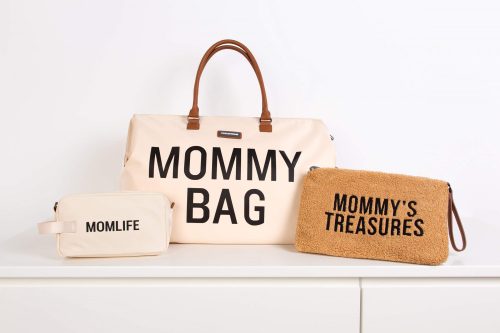 Childhome "Momlife" Piperetáska - Törtfehér/Fekete-Kifutó termék!