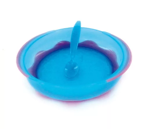 Dbb Baby Snack 4 db tálka szett tányérral és kanállal