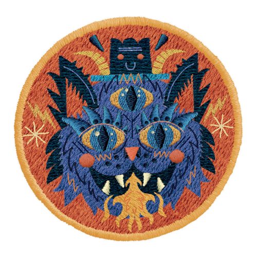 Djeco Tolltartó két rekesszel - Szörny - Monster pencil case