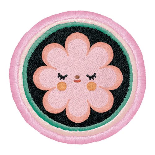 Djeco Tolltartó két rekesszel sok zsebbel - Virág - Fleur stationery kits