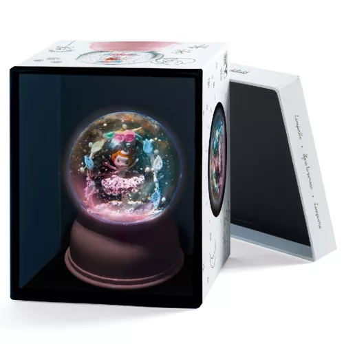 Djeco Jelzőfény - Balerinás csillámgömb - Balerina