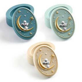   Djeco Tejfogtároló doboz - Pasztell színekben - Pastel toothbox