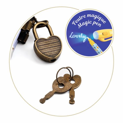 Djeco Titkos napló varázstollal - Kendra - Diary Kendra - Magic pen