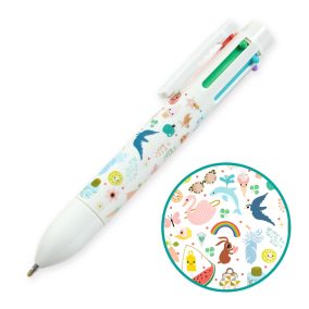 Djeco Hatszínű golyóstoll - Tinou rainbow pen, 6 colors