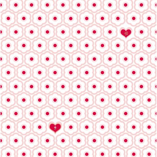 Djeco Dekortapéta - Kis szívek - Small hearts