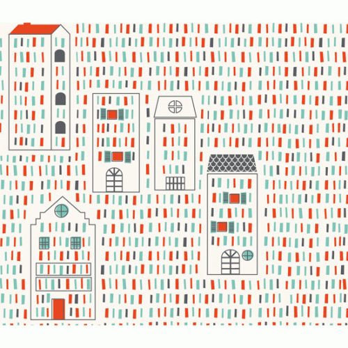 Djeco Dekortapéta - Város - City