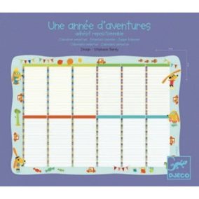   Falinaptár - Öröknaptár fiúknak - Perpetual calender boy